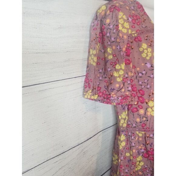 Women's Floral Babydoll Dress XS - Picture 3 of 7